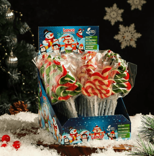 Изображение Леденец "Елочка малая" ассорти, 30 гр